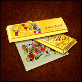 贺岁送礼 春节金条
