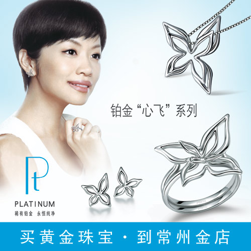 铂金首饰系列——心飞
